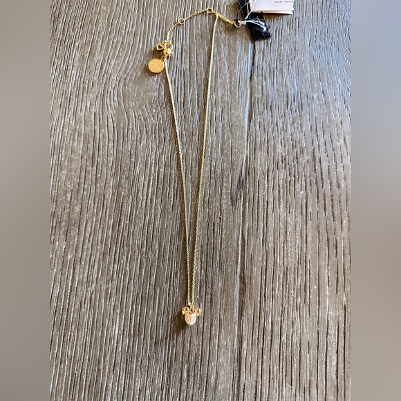 NWT Disney🐭 X Kate Spade ♠️ New York Minnie Mouse Pave Pendant - Picture 4 of 12